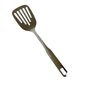 Inox 18-8 Stainless Steel Slotted Spatula Rustproof Durable Cooking Utensil